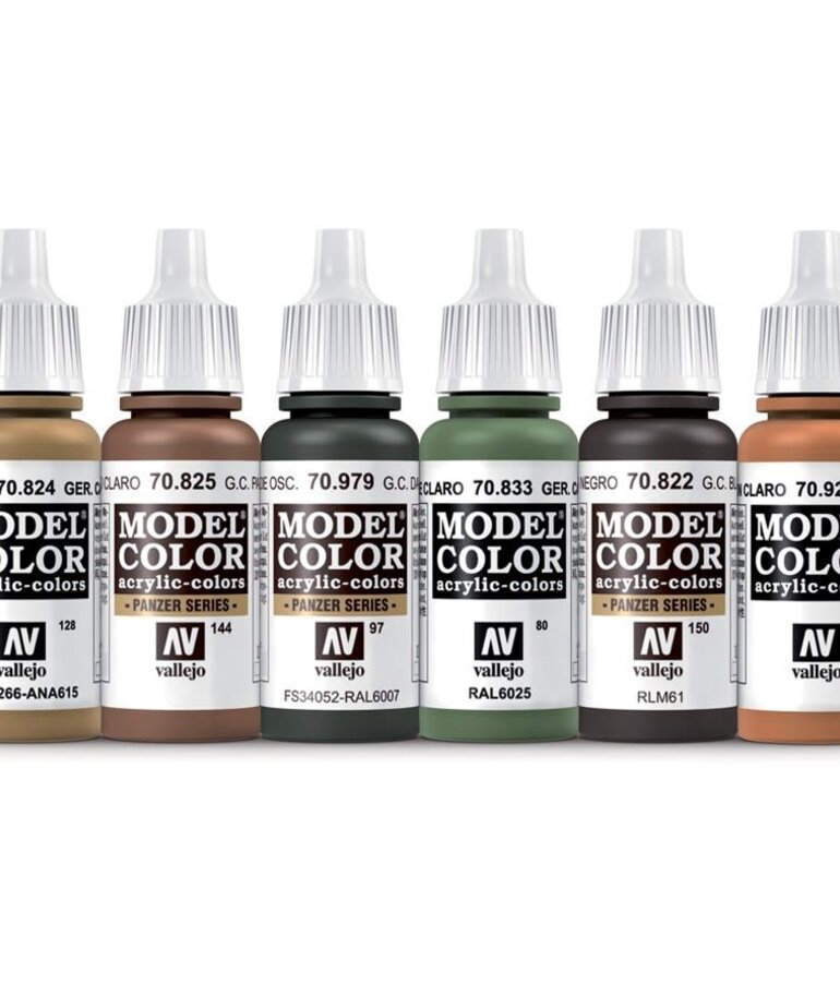 Vallejo Vallejo Model Color WWII German Waffen SS (6) Set