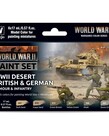 Vallejo Vallejo Model Color WWII Desert British & German (6) Set Vallejo Vallejo Model Color WWII Desert British & German (6) Set