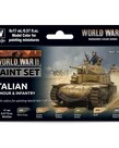 Vallejo Vallejo Model Color WWII Italian Armor & Infantry (6) Set Vallejo Vallejo Model Color WWII Italian Armor & Infantry (6) Set