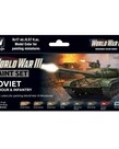 Vallejo Vallejo Model Color WWIII Soviet Armor & Infantry (8) Set Vallejo Vallejo Model Color WWIII Soviet Armor & Infantry (8) Set
