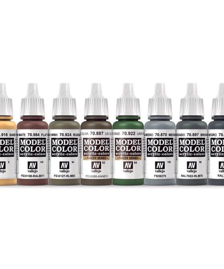 Vallejo Vallejo Model Color WWIII British Armor & Infantry (8) Set