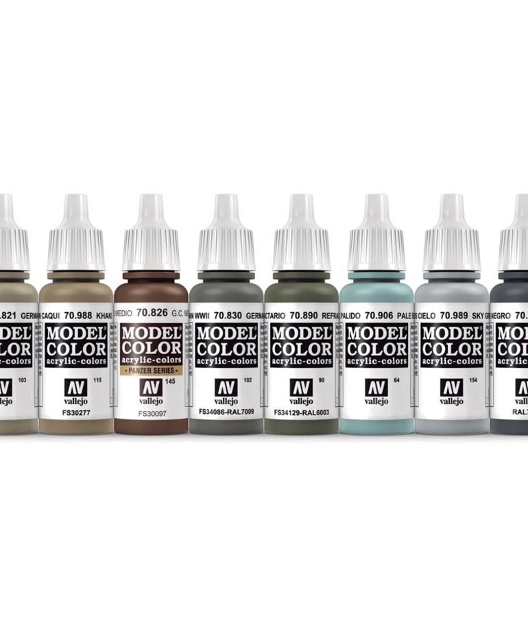 Vallejo Vallejo Model Color WWIII East German Armor & Infantry (8) Set