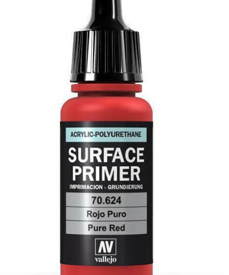 Vallejo Vallejo Model Color 70.624 Surface Primer Pure Red 17ml
