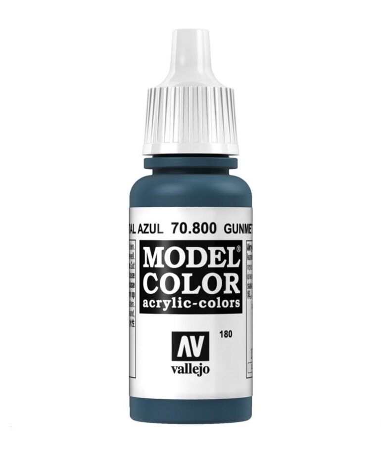 Vallejo Vallejo Model Color 70.800 Gunmetal Blue 18ml