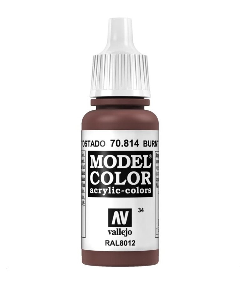 Vallejo Vallejo Model Color 70.814 Burnt Red 18ml