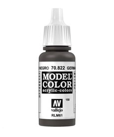 Vallejo Vallejo Model Color 70.822 Cam. Black Brown 18ml