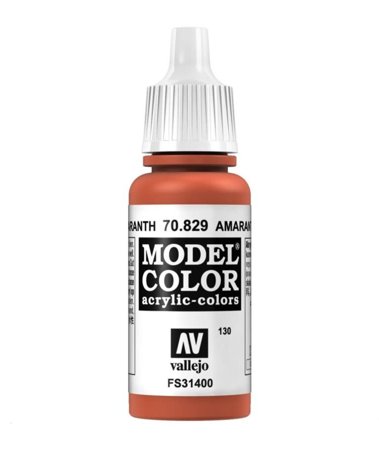 Vallejo Vallejo Model Color 70.829  Amaranth Red 18ml