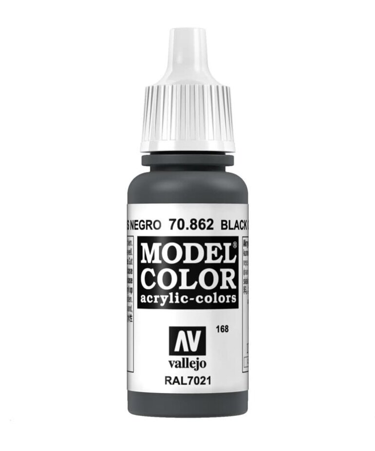 Vallejo Vallejo Model Color 70.862 Black Grey 18ml