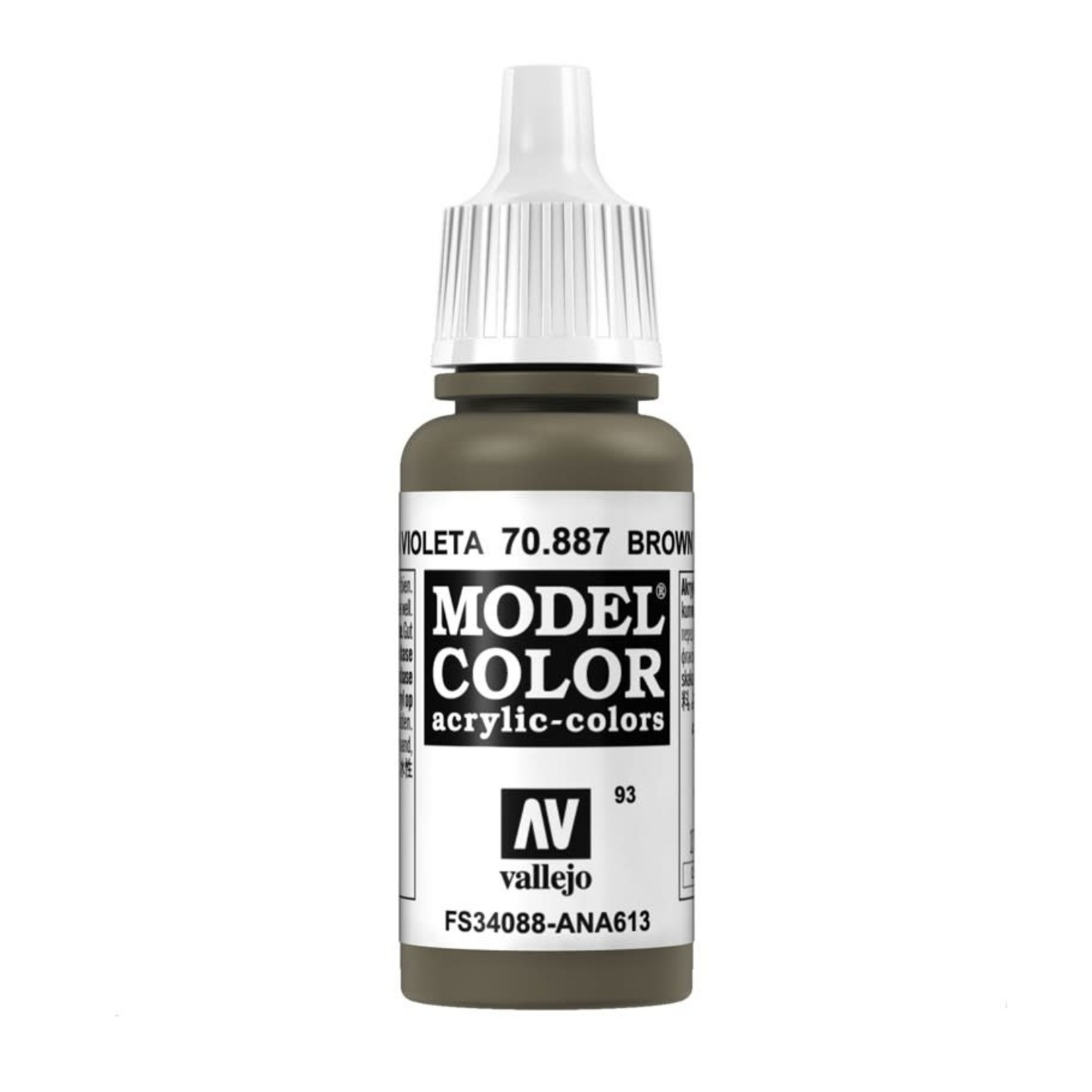 Vallejo Vallejo Model Color 70.887 US Olive Drab 17ml