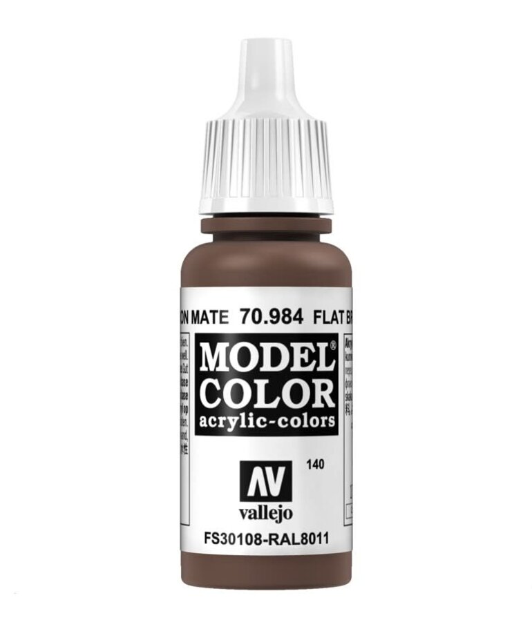 Vallejo Vallejo Model Color 70.984 Flat Brown 18ml