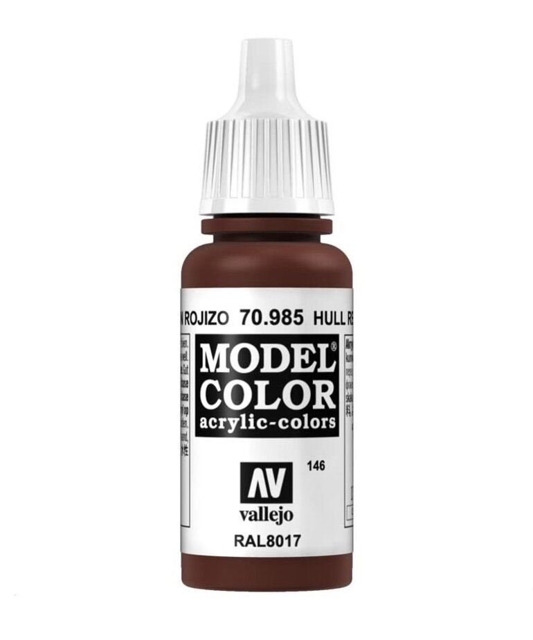 Vallejo Vallejo Model Color 70.985 Hull Red 18ml