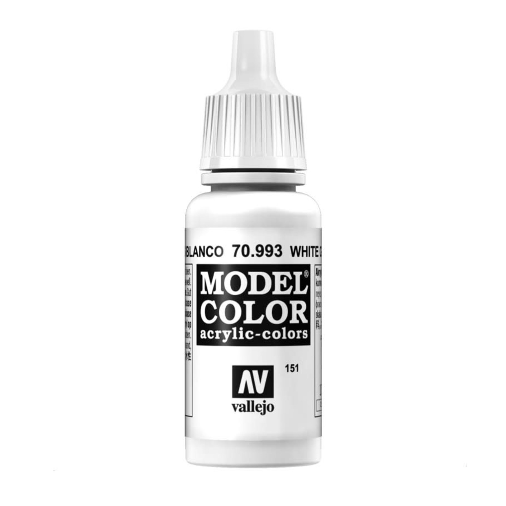 Vallejo Vallejo Model Color 70.993 White Grey 17ml