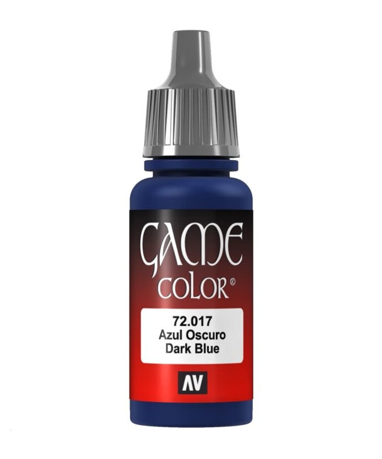 Vallejo Discontinued: Vallejo Game Color 72.017 Dark Blue 17ml