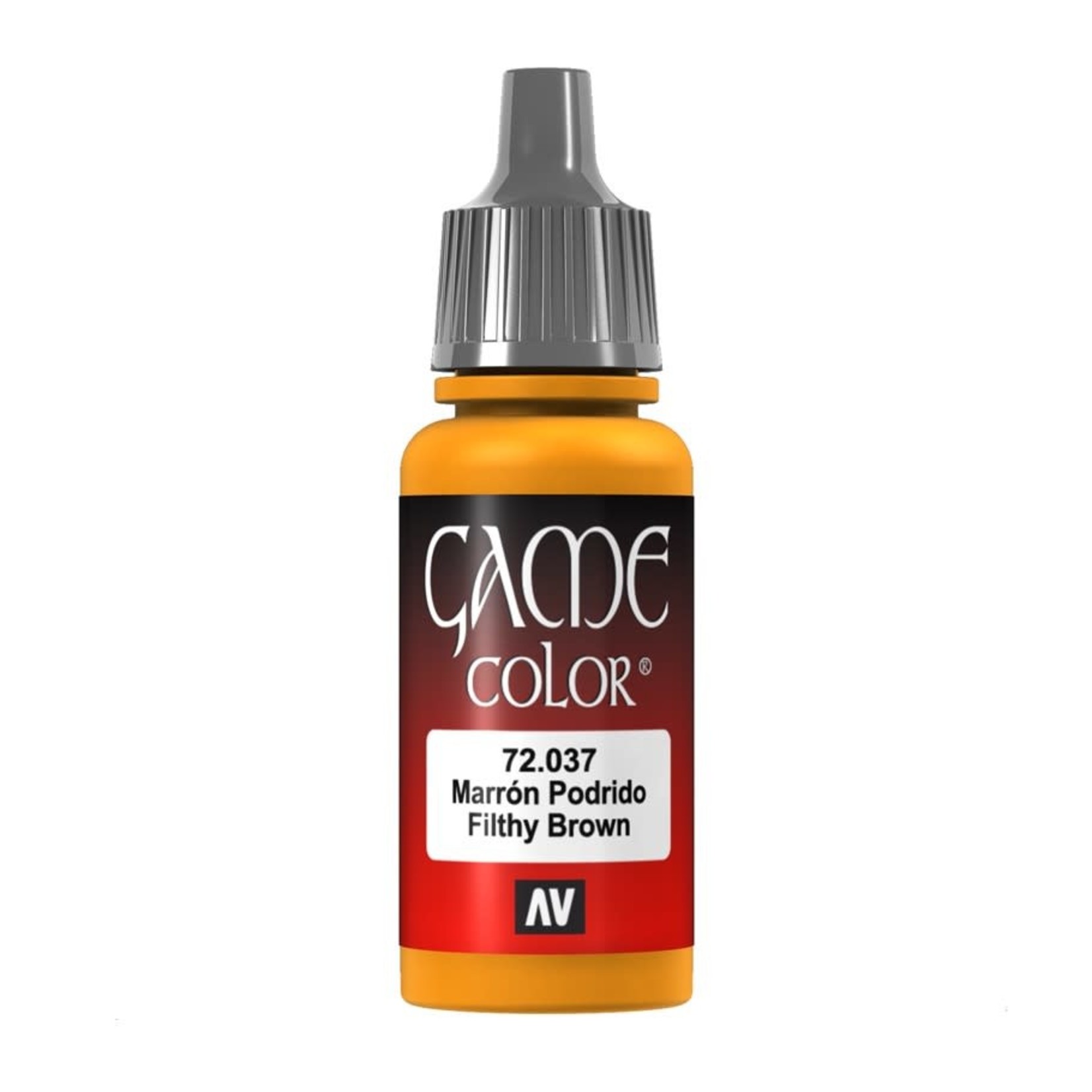 Vallejo Discontinued: Vallejo Game Color 72.037 Filthy Brown 17ml