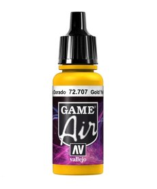 Vallejo Discontinued: Vallejo Game Air 72.707 Gold Yellow 17ml Vallejo Discontinued: Vallejo Game Air 72.707 Gold Yellow 17ml