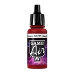 Vallejo Discontinued: Vallejo Game Air 72.711 Gory Red 17ml