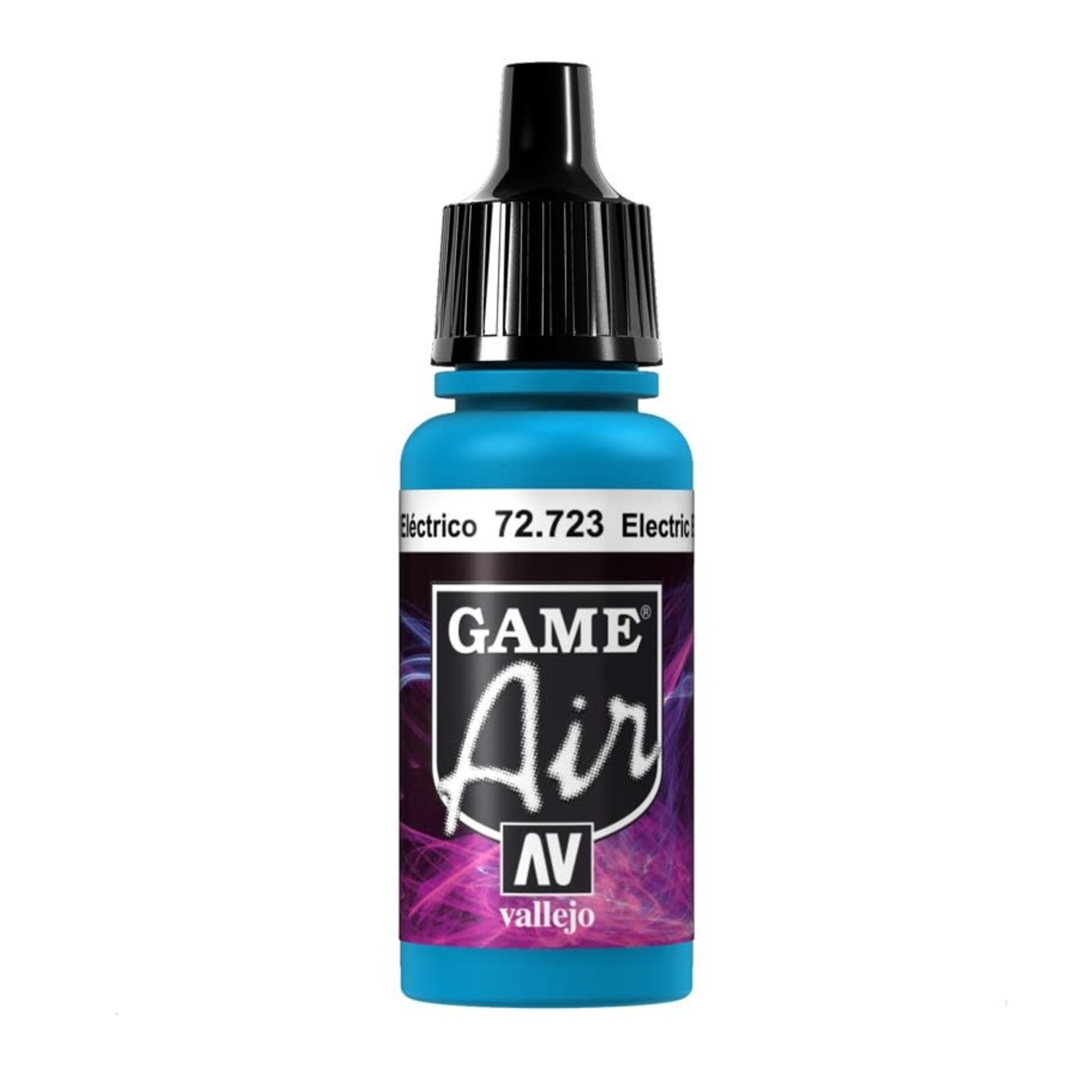 Vallejo Discontinued: Vallejo Game Air 72.723 Electric Blue 17ml