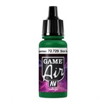 Vallejo Discontinued: Vallejo Game Air 72.729 Sick Green 17ml