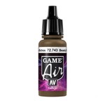 Vallejo Discontinued: Vallejo Game Air 72.743 Beasty Brown 17ml