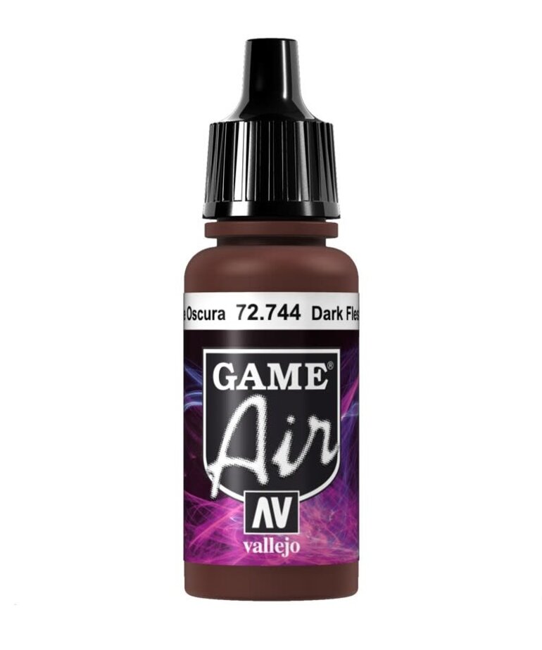 Vallejo Discontinued: Vallejo Game Air 72.744 Dark Fleshtone 17ml