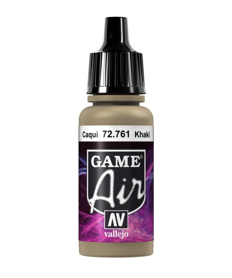 Vallejo Discontinued: Vallejo Game Air 72.761 Khaki 17ml