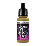 Vallejo Discontinued: Vallejo Game Air 72.763 Desert Yellow 17ml