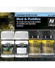 Vallejo Vallejo Mud & Puddles (4) Set Vallejo Vallejo Mud & Puddles (4) Set