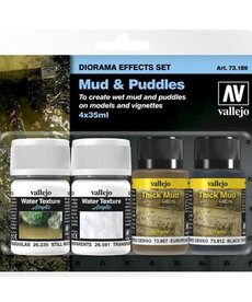 Vallejo Vallejo Mud & Puddles (4) Set