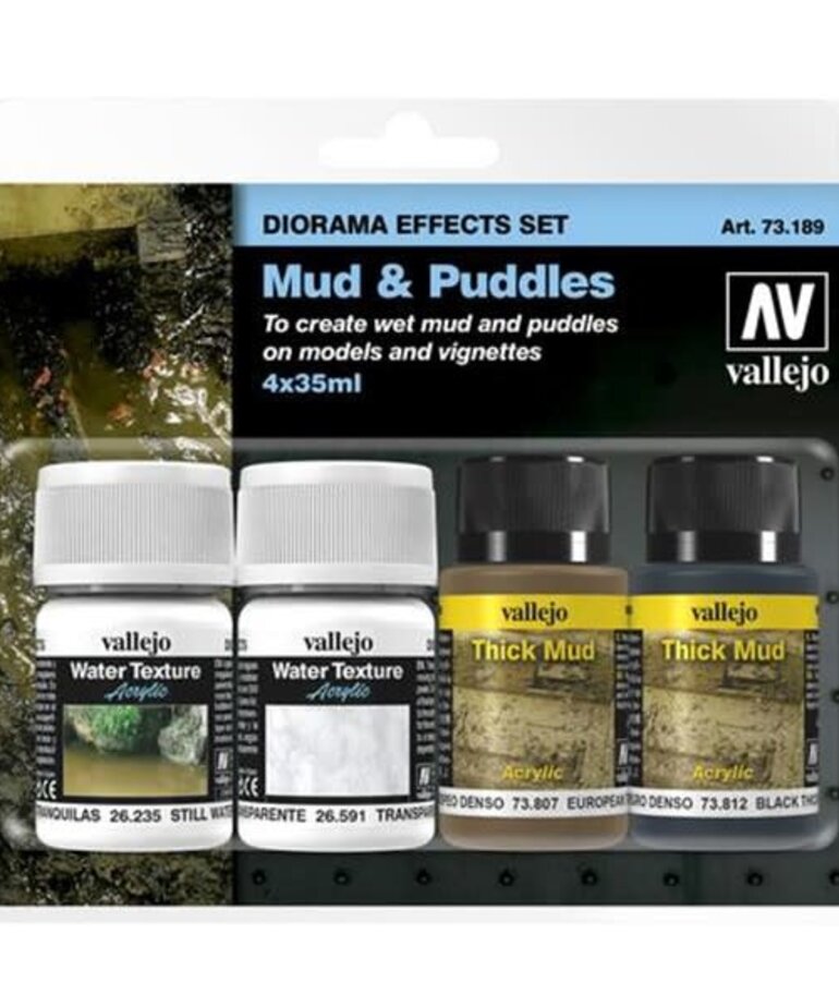 Vallejo Vallejo Mud & Puddles (4) Set