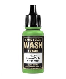 Vallejo DISCONTINUED: Vallejo Game Color Wash 73.205 Green 17ml Vallejo DISCONTINUED: Vallejo Game Color Wash 73.205 Green 17ml