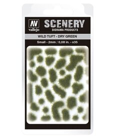 Vallejo Vallejo Scenery SC401: Wild:  Tuft Dry Green (35)