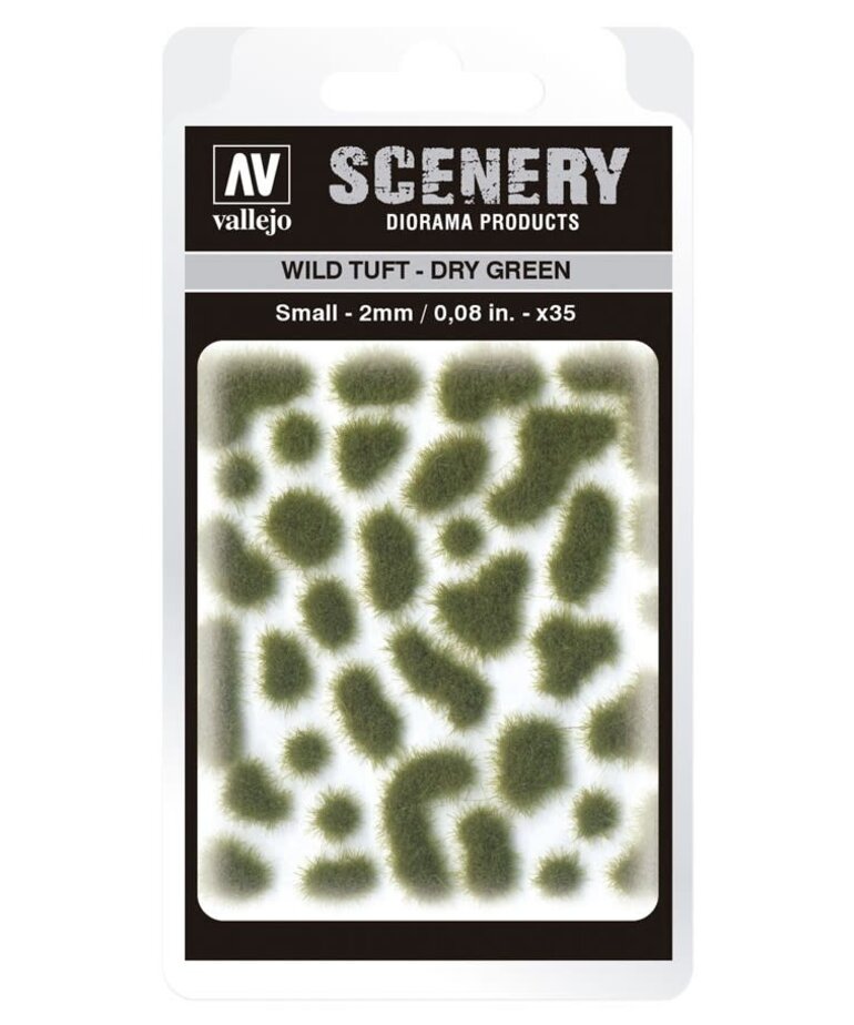 Vallejo Vallejo Scenery SC401: Wild:  Tuft Dry Green (35)