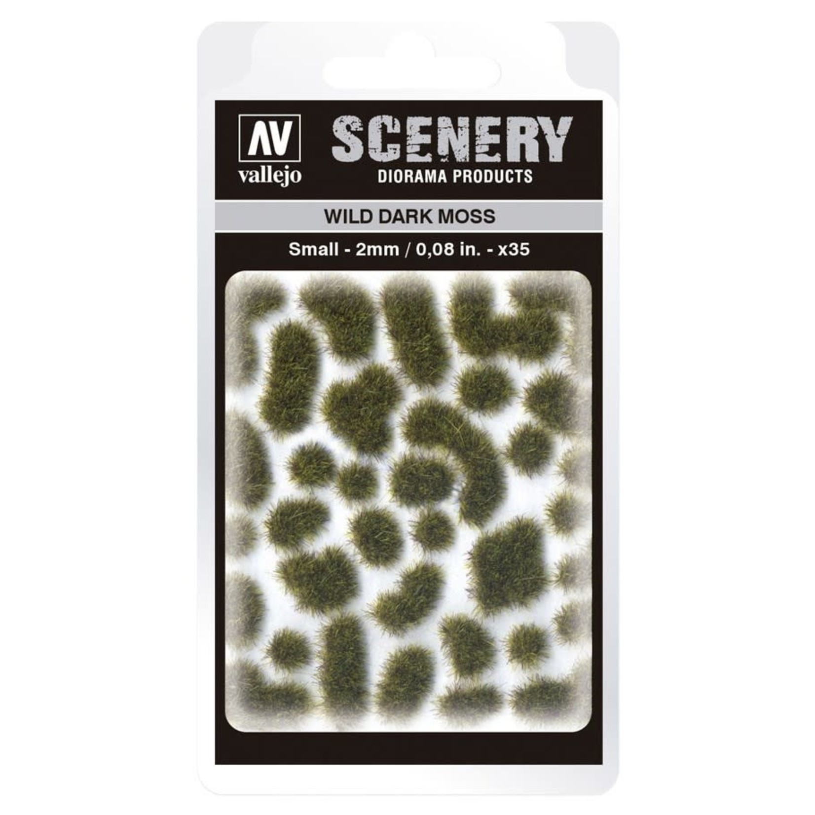 Vallejo Vallejo Scenery SC402: Wild:  Dark Moss Small (35)