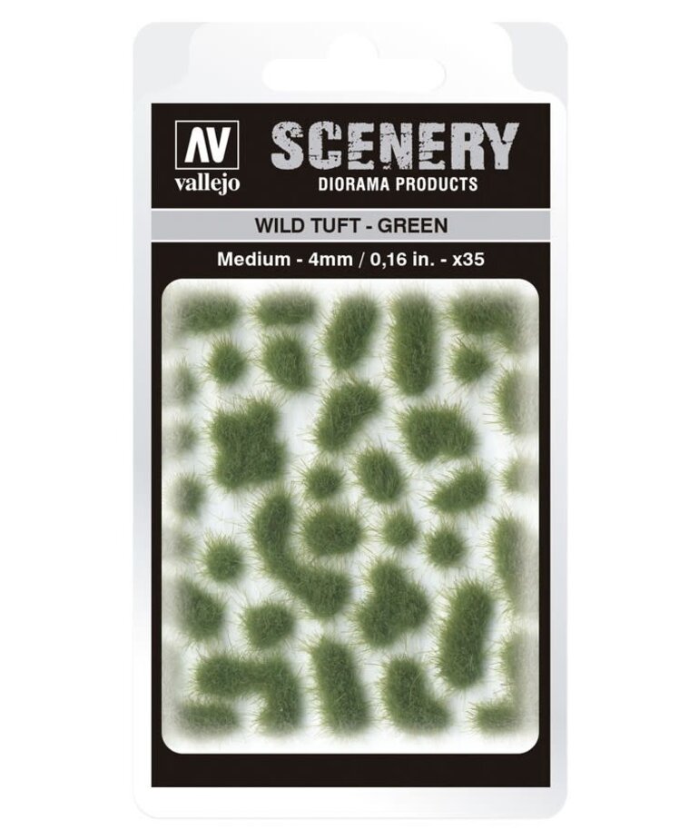 Vallejo Vallejo Scenery SC406: Wild:  Tuft Green Medium (35)