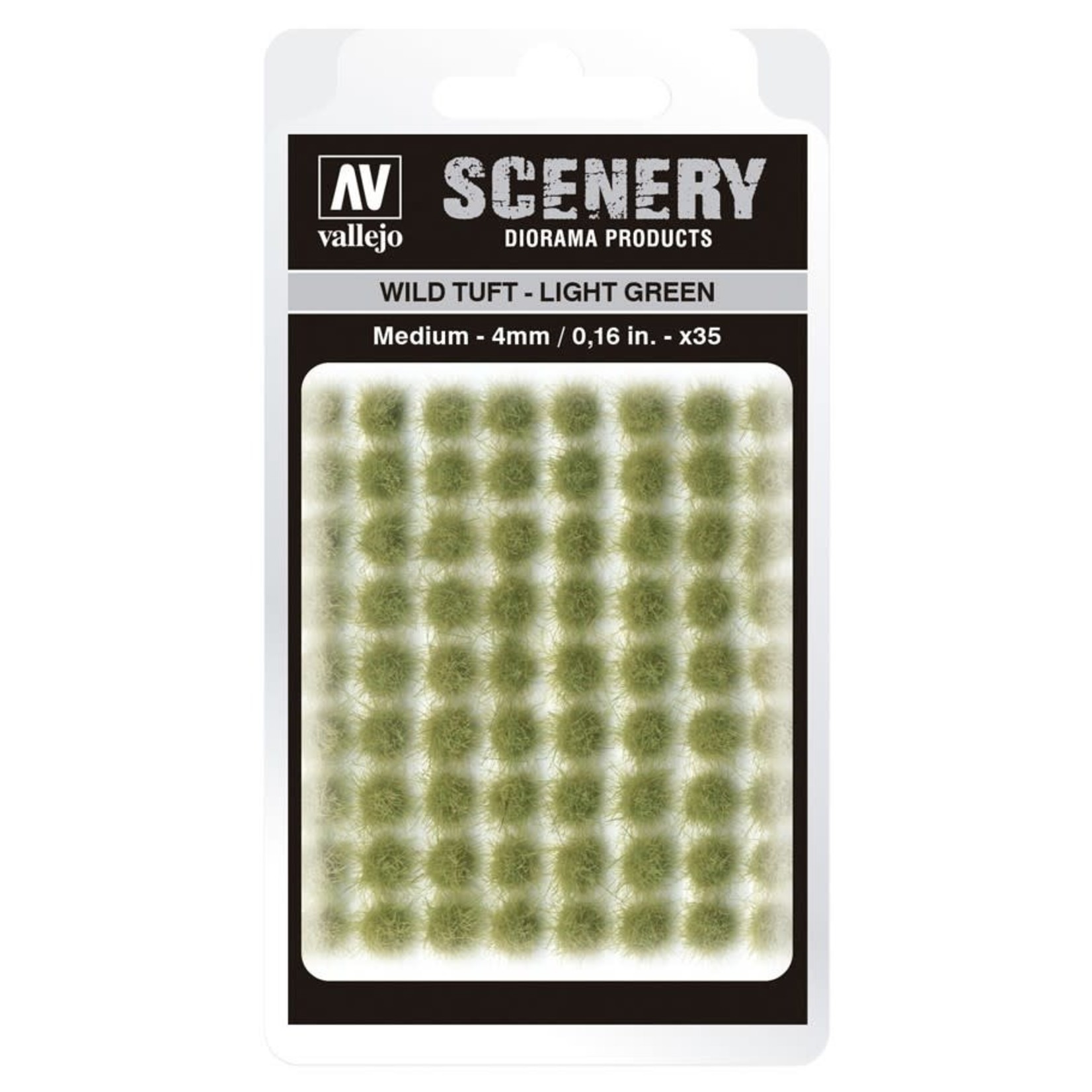 Vallejo Vallejo Scenery SC407: Wild: Tuft Light Green Medium (35)