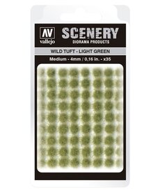 Vallejo Vallejo Scenery SC407: Wild: Tuft Light Green Medium (35)