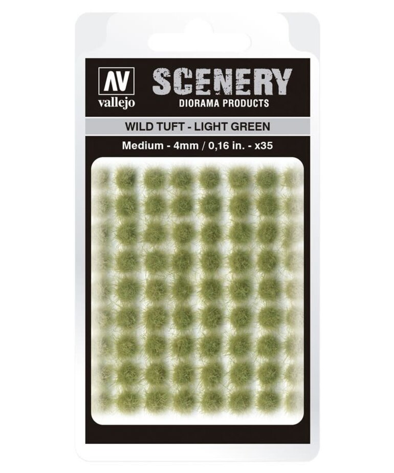 Vallejo Vallejo Scenery SC407: Wild: Tuft Light Green Medium (35)