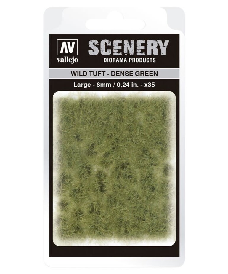 Vallejo Vallejo Scenery SC413: Wild: Tuft Dense Green Large (35)