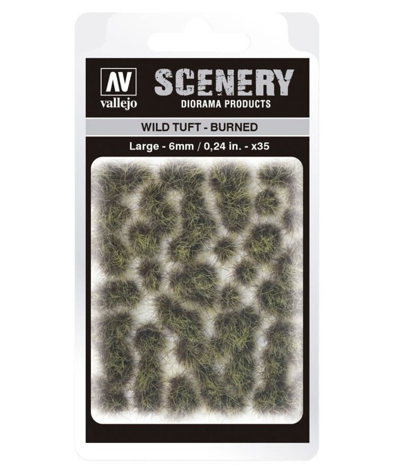 Vallejo Vallejo Scenery SC414: Wild: Tuft Burned Large (35)