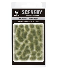 Vallejo Vallejo Scenery SC415: Wild: Tuft Dry Green Large (35)