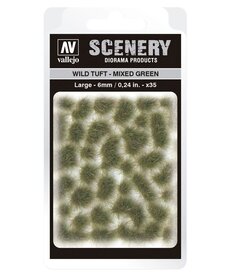 Vallejo Vallejo Scenery SC416: Wild: Tuft Mixed Green Large (35)