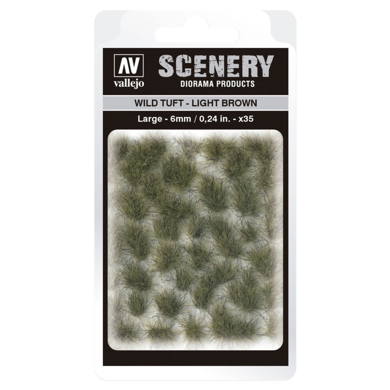 Vallejo Vallejo Scenery SC418: Wild: Tuft Light Brown Large (35)