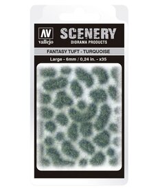 Vallejo Vallejo Scenery SC432: Fantasy: Tuft Turquoise Large (35)