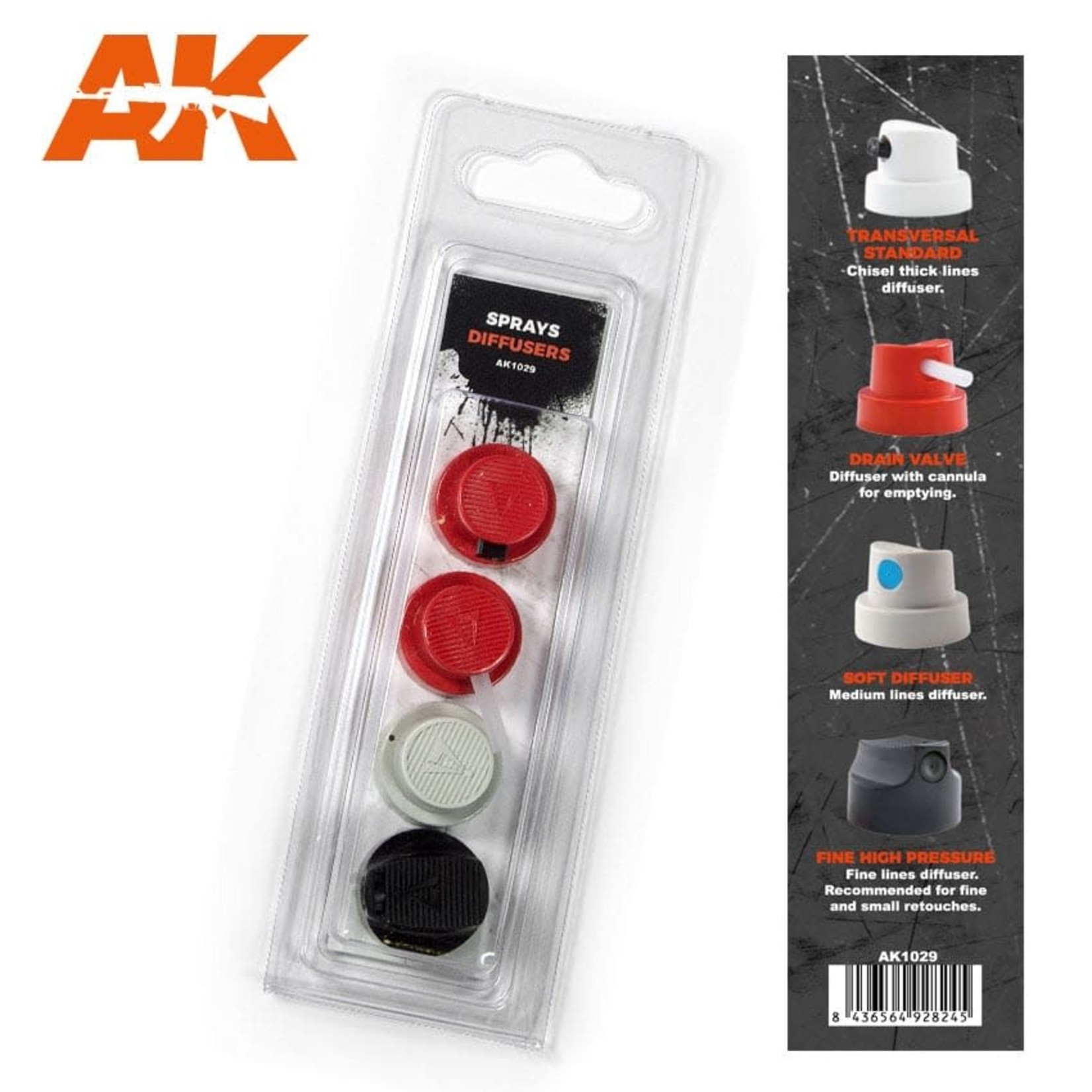 AK Interactive AK1029 Spray Diffusers Set 2