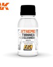 AK Interactive AK470 Xtreme Metal  Xtreme Cleaner & Thinner For Xtreme Metal Colour Range 100ml