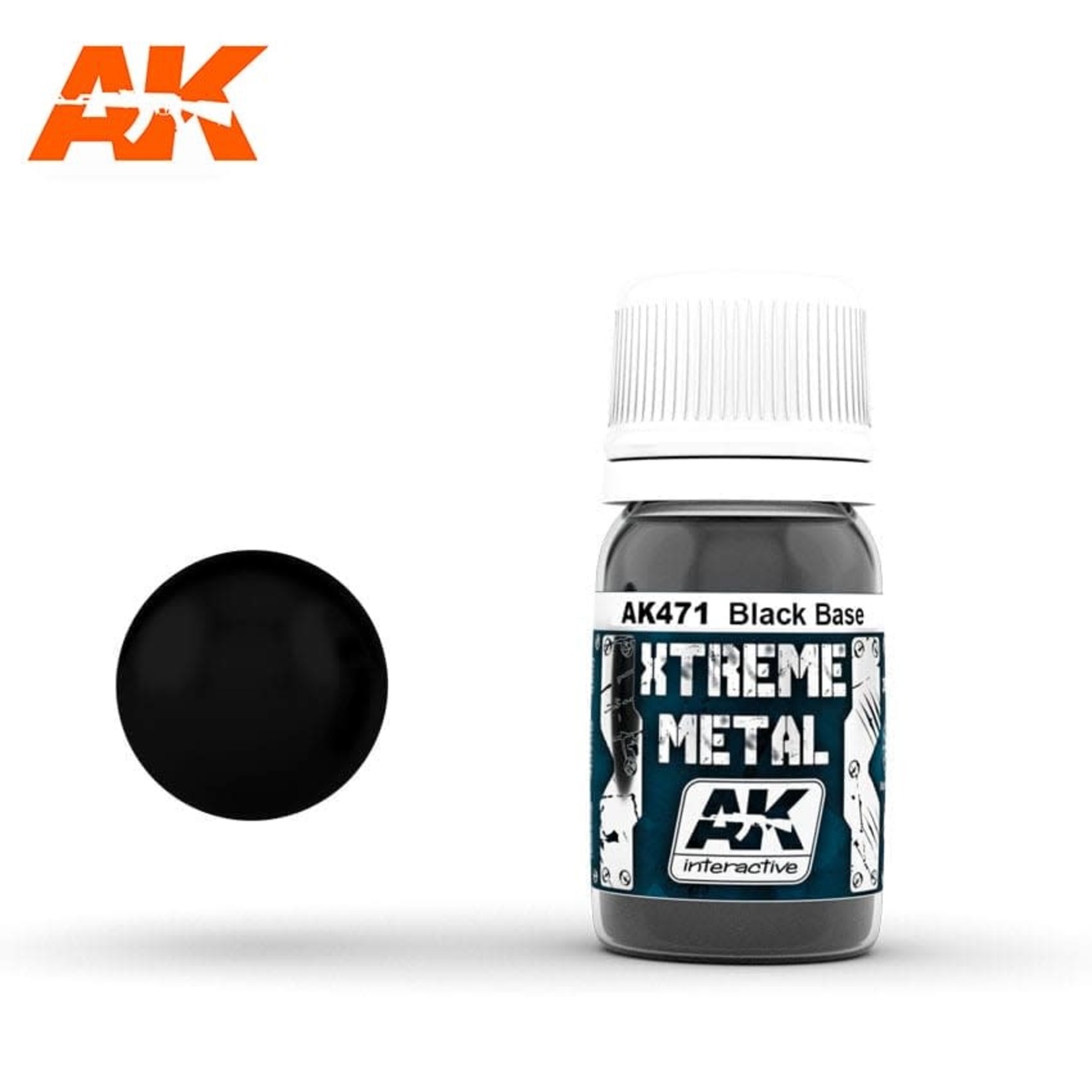 Vallejo AK471 Xtreme Metal Black Base 30ml