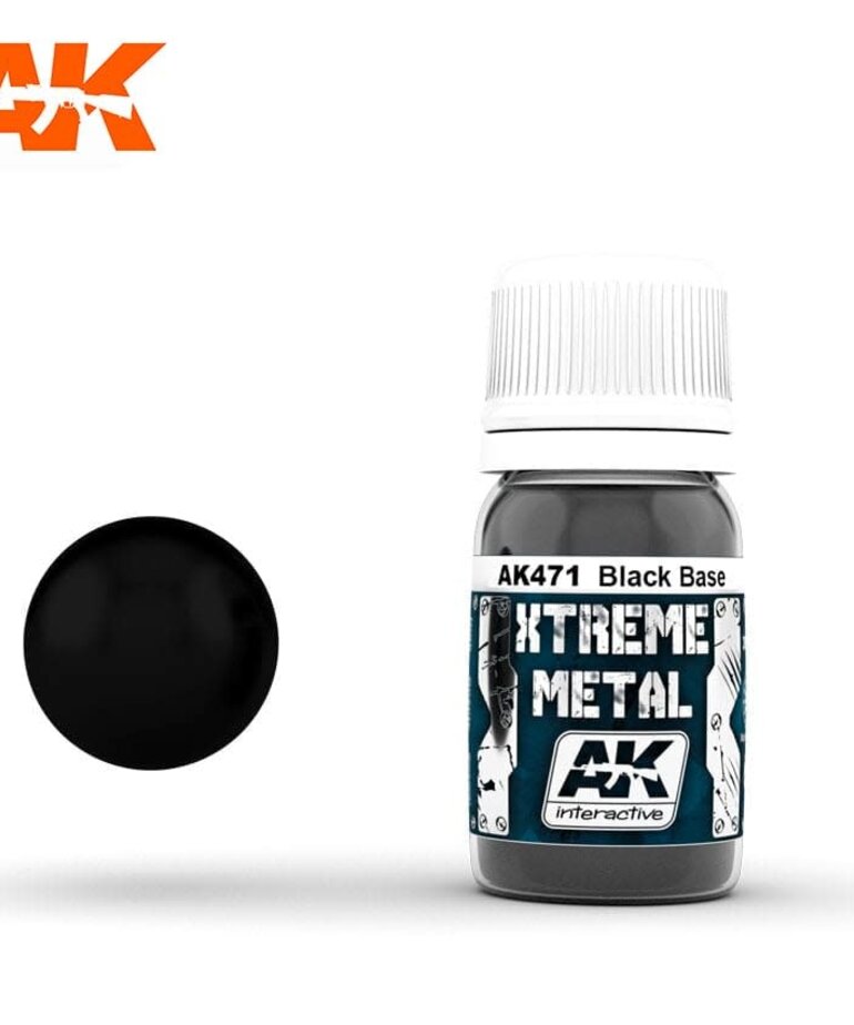 Vallejo AK471 Xtreme Metal Black Base 30ml
