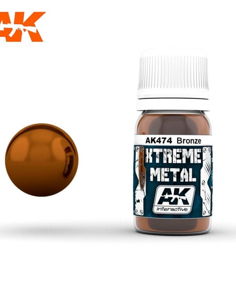 AK Interactive AK474 Xtreme Metal Bronze 30ml