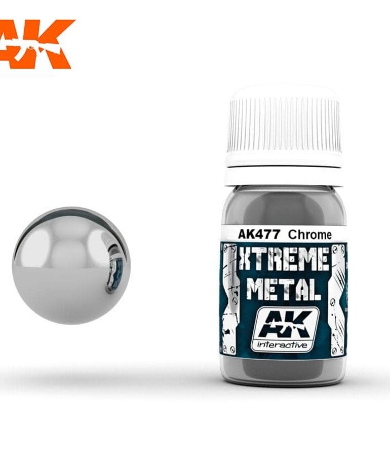 AK Interactive AK477 Xtreme Metal Chrome 30ml