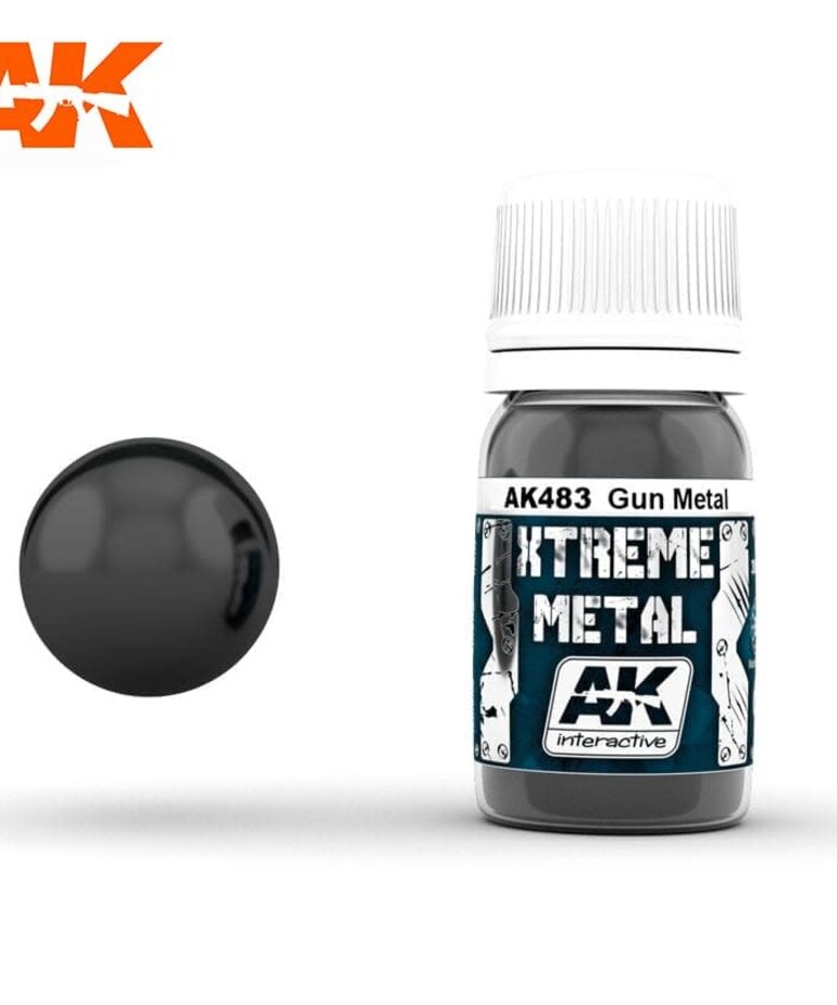 AK Interactive AK483 Xtreme Metal Gun Metal 30ml